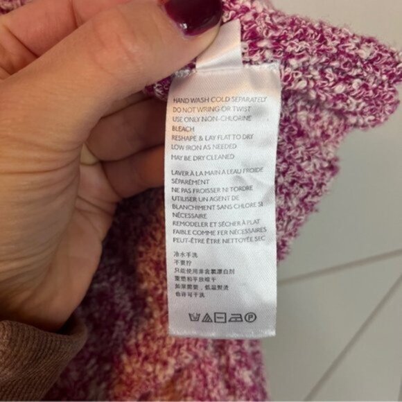 Free People Good Day Pullover Sweater Pink - Picture 6 of 9